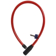 Bicycle Lock OXC Cable Lock Hoop Red 4mm x 600mm