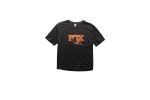 textured women s ss boxy tee black xs