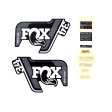 Lipdukai FOX Decal Kit: 2021 34 Rhythm Gray Logo Rhythm Fork 0 (803-01-512)