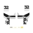 FOX Decal Kit: 2017  32 SC  Performance  White Bkgrnd 0 (803-01-218)