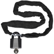 Bicycle Lock OXC Chain & Pad- Lock Black 6mmx900mm. Padlock 40mm