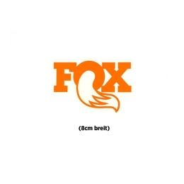 Fox Original Logo Promo Decal 3' Orange (495-27-104)