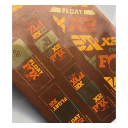 Fox Decal 2021 AM 36 Factory Root Beer Float Shock Decal Sheet (803-01-483)