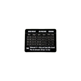 Fox Decal: 2020 36 Sag/Air/Rebound Chart (024-10-017)