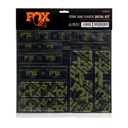 FOX Decal 2021 AM Custom Fork and Shock Kit Olive Drab (803-01-741)