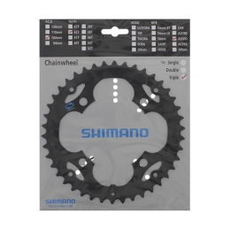 Priekinė žvaigždė Shimano FC-M410/415/341 black for chainguard 42T, Alivio