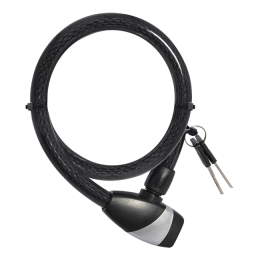 Dviračių spyna OXC Cable Lock Hoop 15 Black 0.8m x 15mm