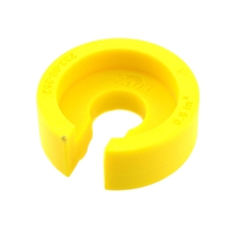 Fox Volume Spacer: 2018 Float DPS 0.6in^3 Plastic Yellow (233-00-352)