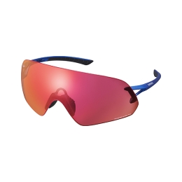 Sunglasses Shimano Aerolite P Ridescape Road Metallic Blue/Smoke Red