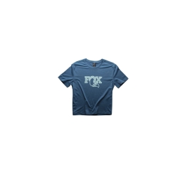 Marškinėliai Fox Textured Women's SS Boxy Tee Blue