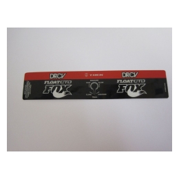 Lipdukai Fox 2015 Decal: FLOAT DrCV CTD Blk/Wht/Red (1.75 2.0) (024-02-530)