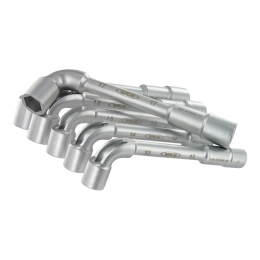 Tool Angled Open Socket Wrenches Var 6pcs., 13/14/15/17/18/19mm