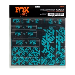 FOX Decal 2021 AM Custom Fork and Shock Kit Turquoise (803-01-735)