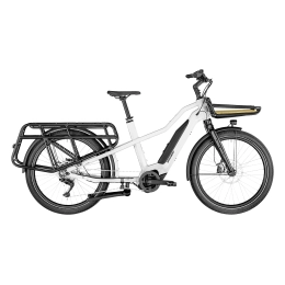 Elektrinis Cargo Dviratis Bergamont E-Cargoville Lt Expert 53 White
