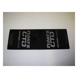 Fox Decal: 2014 Float X CTD LV (No Gold) (024-02-496)