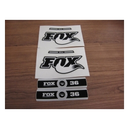 Fox Decal Kit: 2014 36 B/W Logo Performance Series (803-00-863)