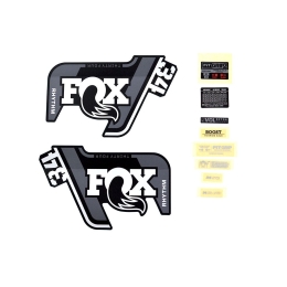 Lipdukai FOX Decal Kit: 2021 34 Rhythm Gray Logo Rhythm Fork 0 (803-01-512)
