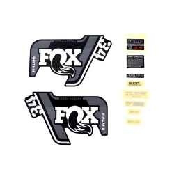 FOX Decal Kit: 2021 34 Rhythm Gray Logo Rhythm Fork 0 (803-01-512)