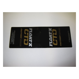 Lipdukai Fox Decal: 2014 Float X CTD LV Gold (024-02-495)