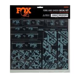 FOX Decal 2021 AM Custom Fork and Shock Kit Storm Blue (803-01-740)