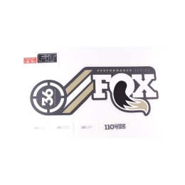 Fox Decal Kit: 2016 36 Performance Series Gray (803-00-995)