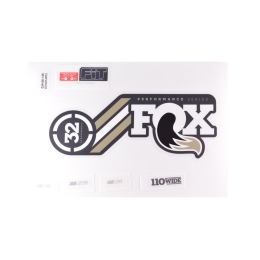 Fox Decal Kit: 2016 32 Performance Series Gray (803-00-987)