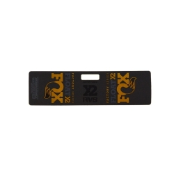 FOX Decal: 2016 Factory FLOAT X2 Resy Gold (024-02-576)